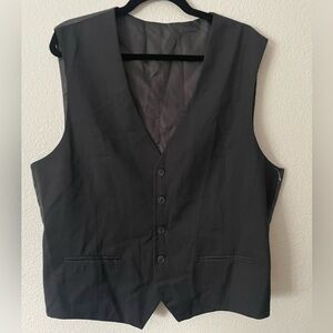 🌟4/$13🌟NWOT Azal 5 Button Adjustable Back Strap Charcoal Vest